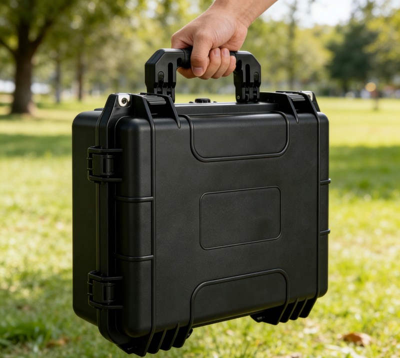 Ergonomische draagbare harde doos