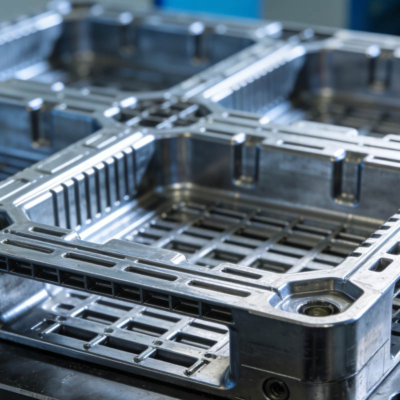 Logistieke omzetdozen en palletmallen